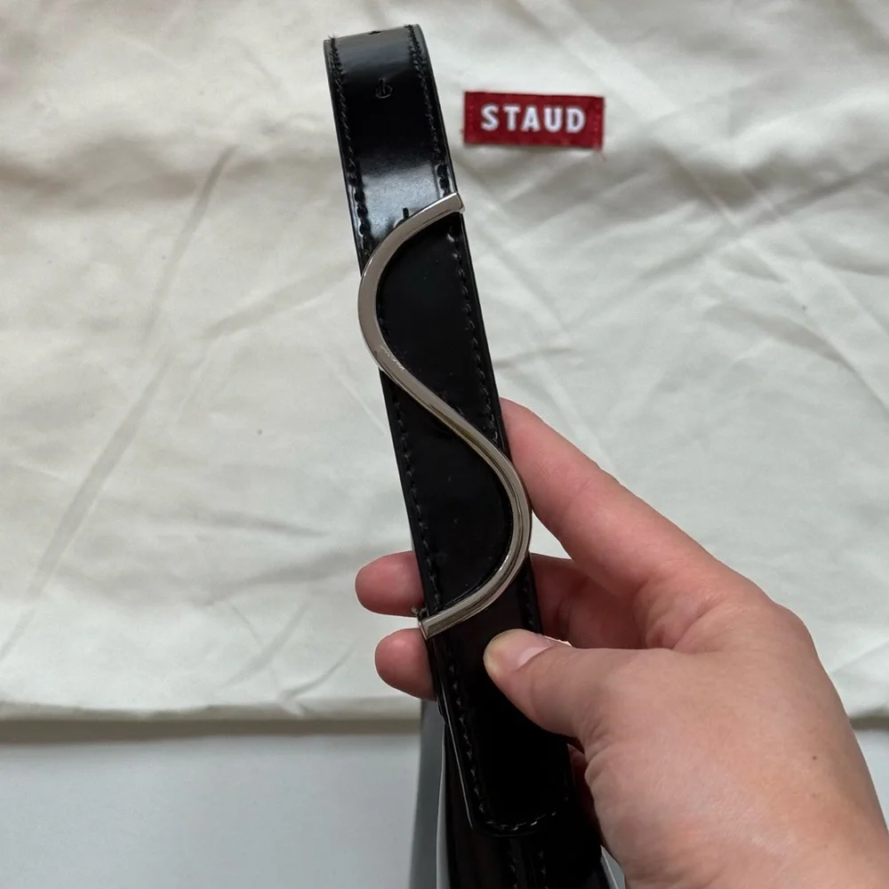 Staud Black Leather Women's Bag - Picture 15 of 15